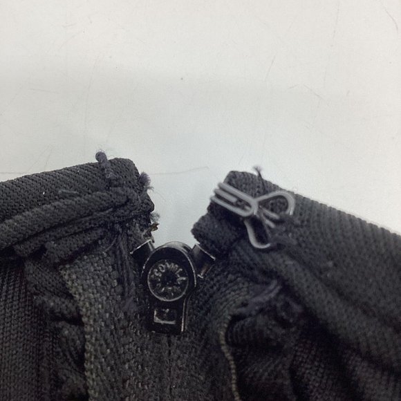 Vintage Ayres Unlimited Womens Size S/M Black Strappy 60's-70's Maxi Dress Disco - Picture 10 of 11